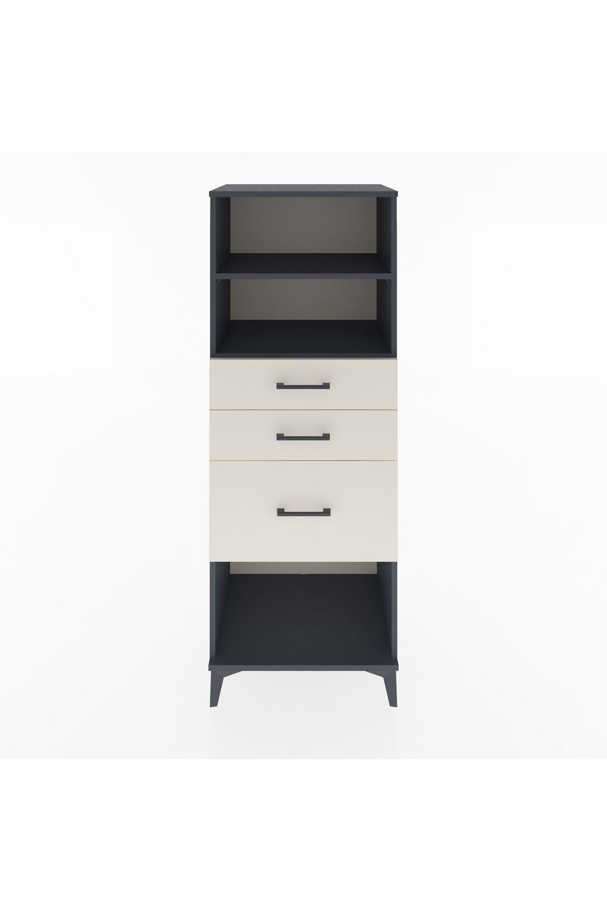 Hyperion Dolap 2 Raflı 3 Çekmeceli 60x44x163 - S53M040V4B