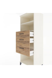 Hyperion Dolap 2 Raflı 3 Çekmeceli 60x44x163 - S53M040V3B