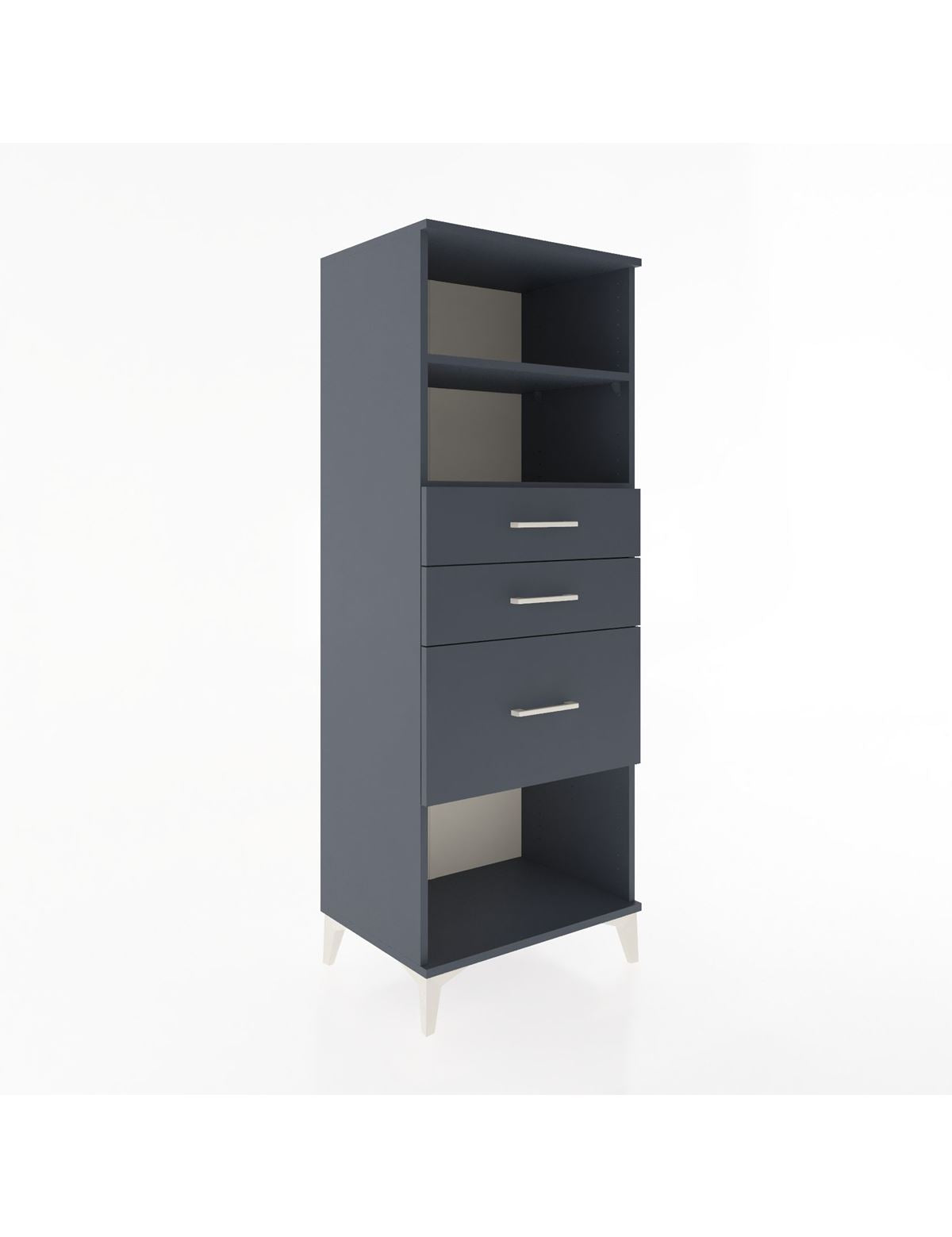Hyperion Dolap 2 Raflı 3 Çekmeceli 60x44x163 - S53M040V5B