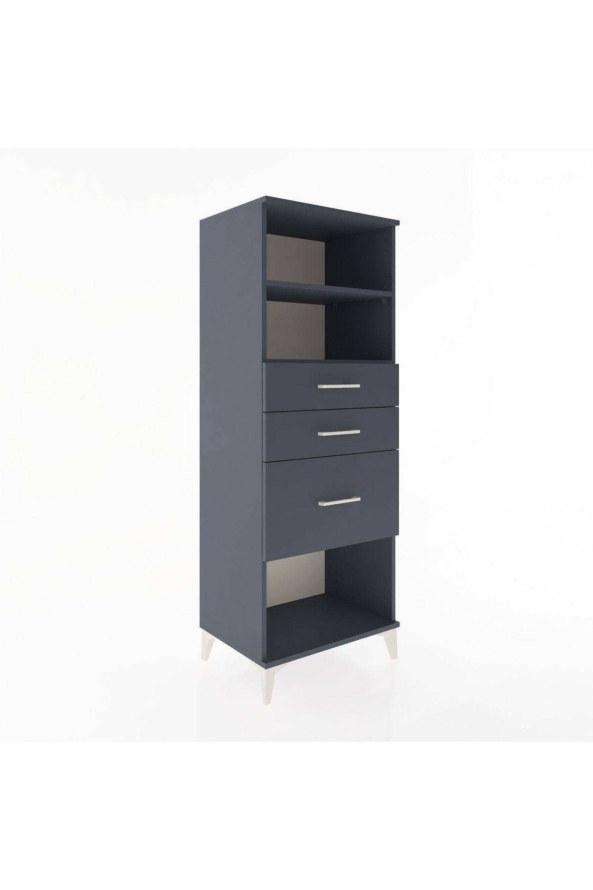 Hyperion Dolap 2 Raflı 3 Çekmeceli 60x44x163 - S53M040V5B