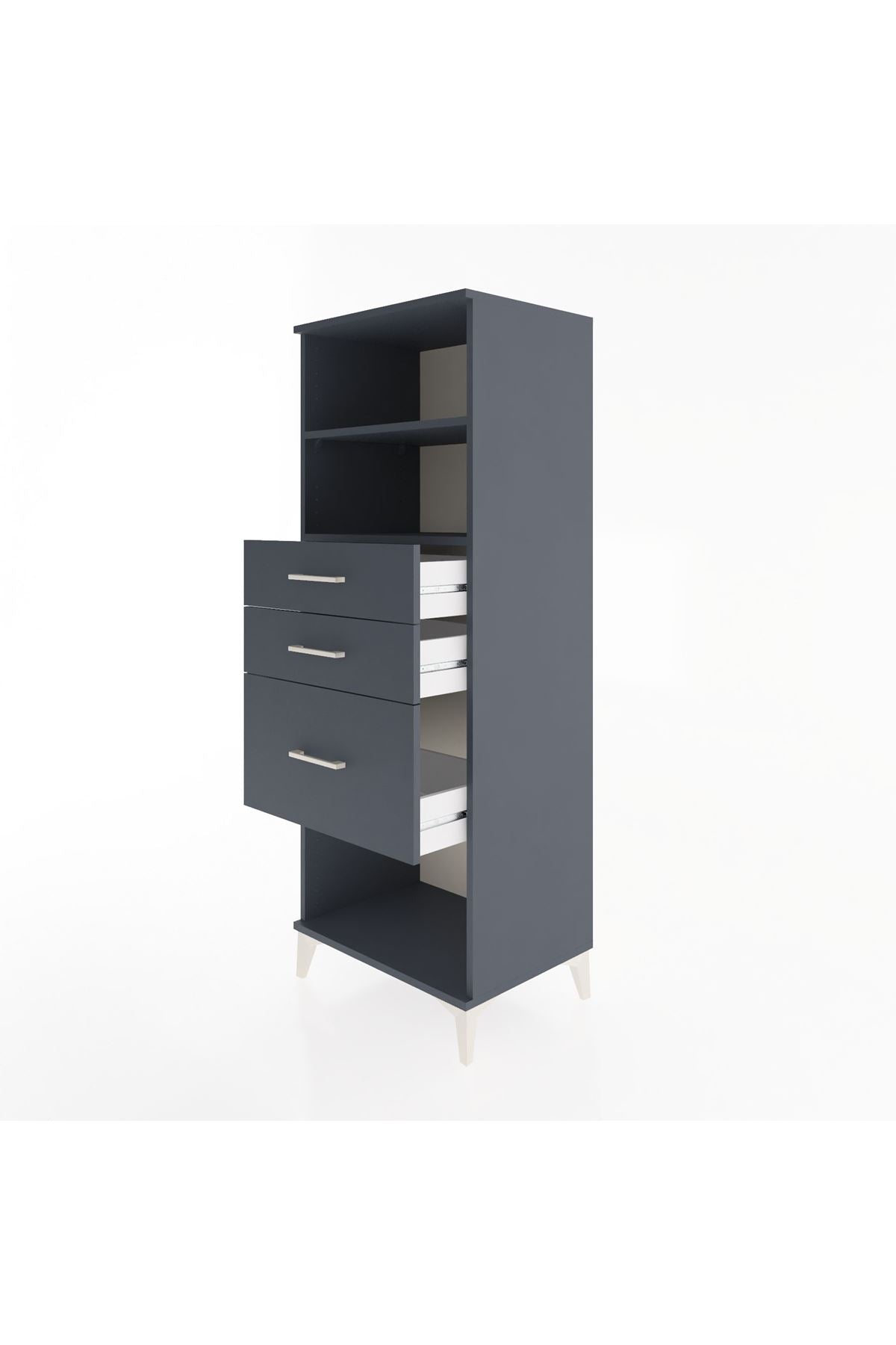 Hyperion Dolap 2 Raflı 3 Çekmeceli 60x44x163 - S53M040V5B