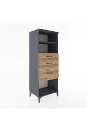 Hyperion Dolap 2 Raflı 3 Çekmeceli 60x44x163 - S53M040V6B
