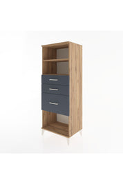 Hyperion Dolap 2 Raflı 3 Çekmeceli 60x44x163 - S53M040V8B