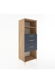 Hyperion Dolap 2 Raflı 3 Çekmeceli 60x44x163 - S53M040V8B
