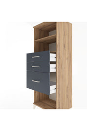 Hyperion Dolap 2 Raflı 3 Çekmeceli 60x44x163 - S53M040V8B