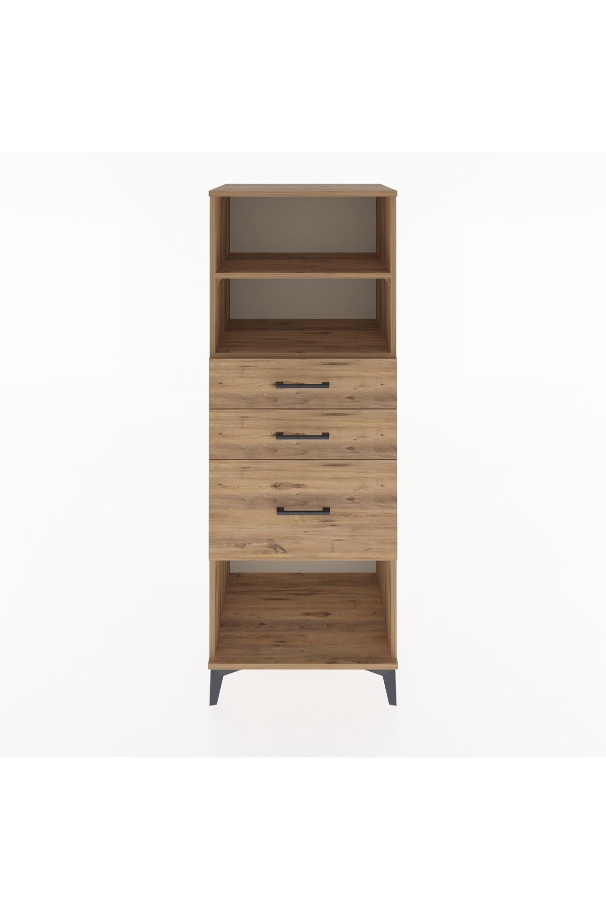 Hyperion Dolap 2 Raflı 3 Çekmeceli 60x44x163 - S53M040V9B