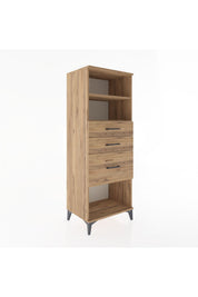 Hyperion Dolap 2 Raflı 3 Çekmeceli 60x44x163 - S53M040V9B