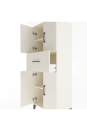 Hyperion Dolap 3 Raflı Tek Çekmeceli 4 Kapaklı 60x44x163 - S53M041V1B