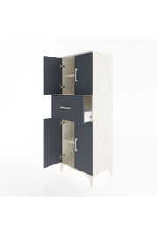 Hyperion Dolap 3 Raflı Tek Çekmeceli 4 Kapaklı 60x44x163 - S53M041V2B