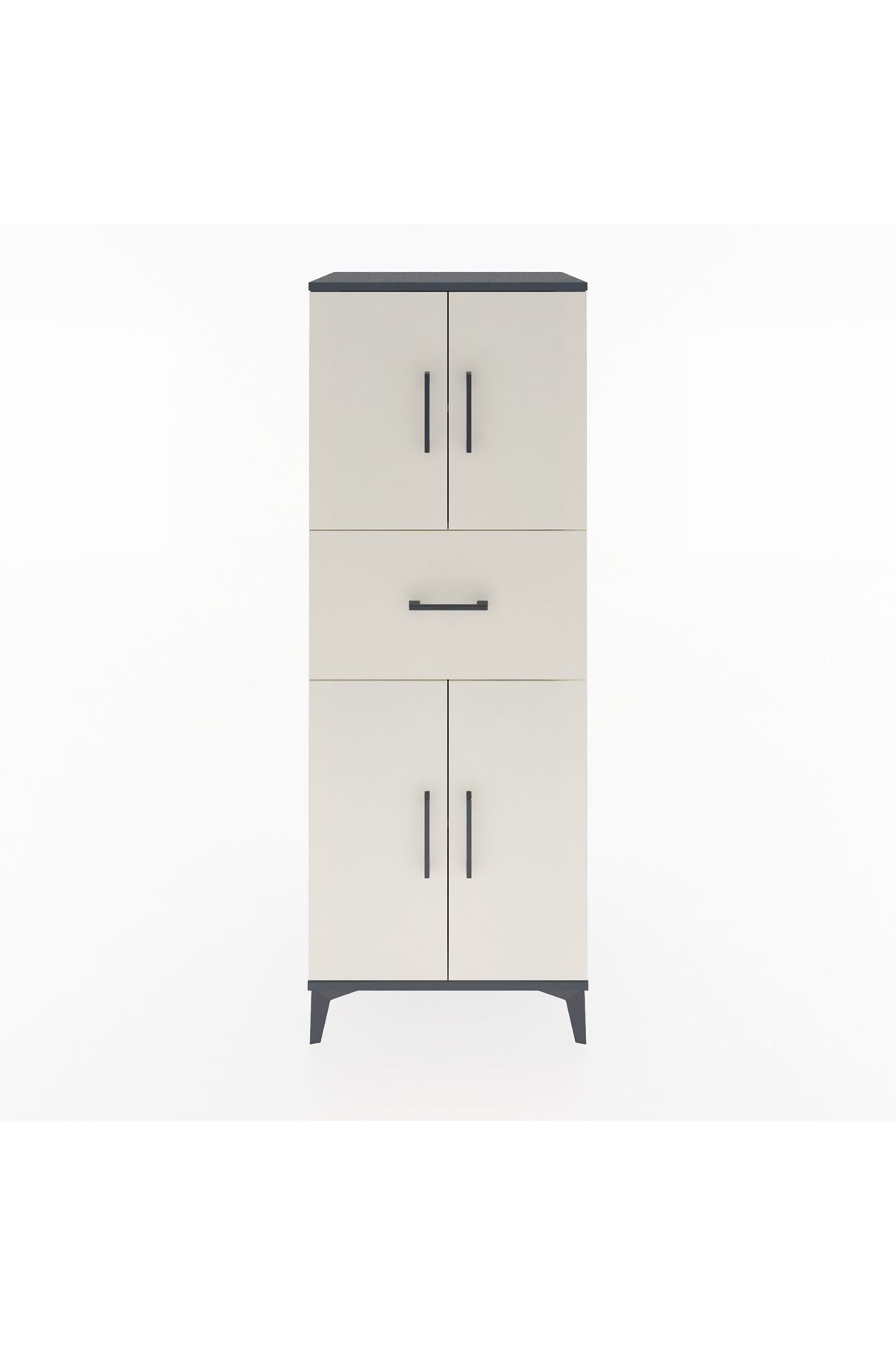 Hyperion Dolap 3 Raflı Tek Çekmeceli 4 Kapaklı 60x44x163 - S53M041V4B