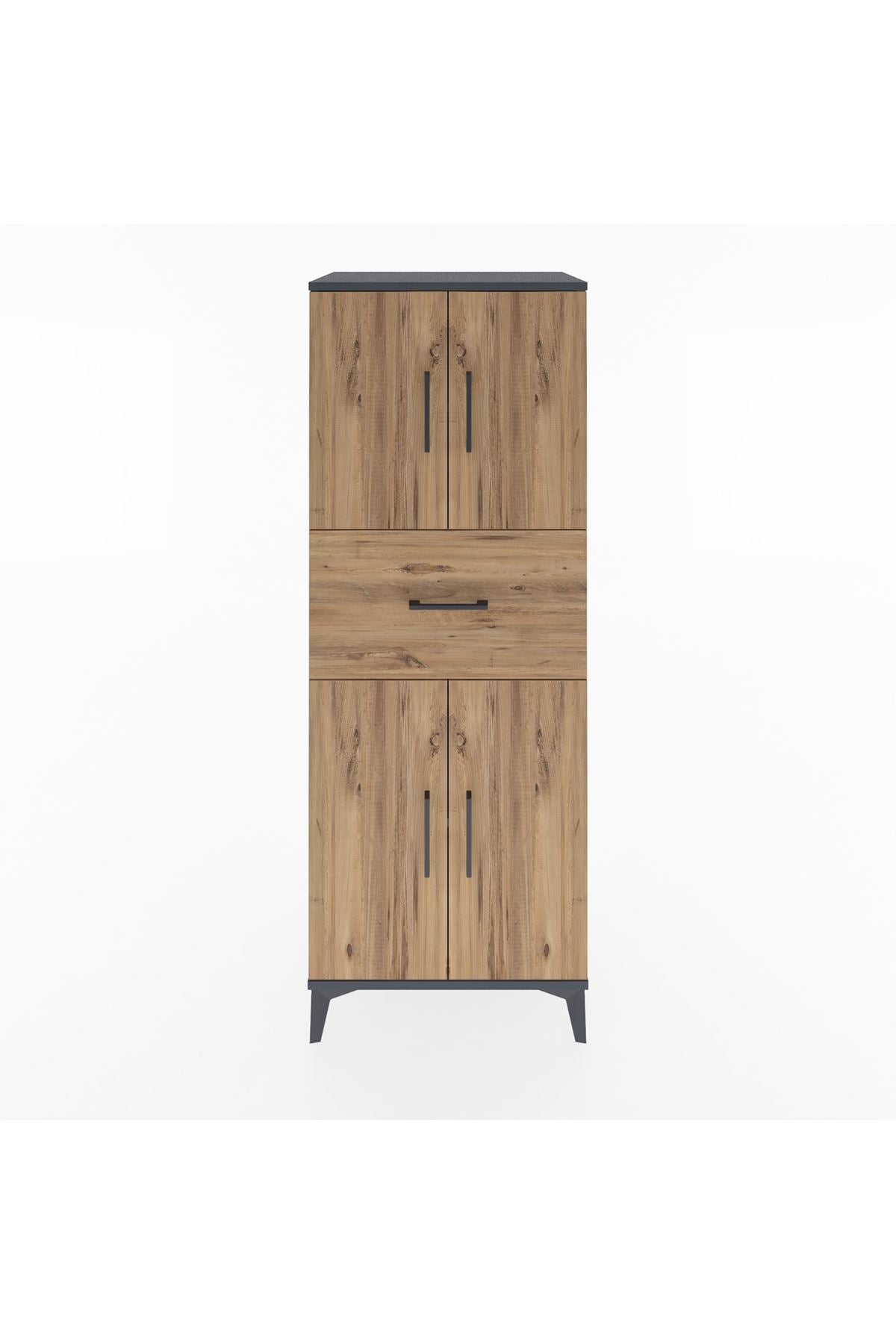 Hyperion Dolap 3 Raflı Tek Çekmeceli 4 Kapaklı 60x44x163 - S53M041V6B