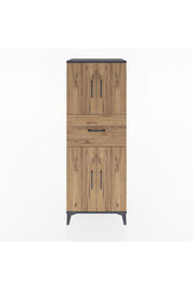 Hyperion Dolap 3 Raflı Tek Çekmeceli 4 Kapaklı 60x44x163 - S53M041V6B