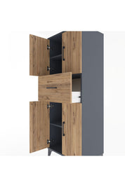 Hyperion Dolap 3 Raflı Tek Çekmeceli 4 Kapaklı 60x44x163 - S53M041V6B