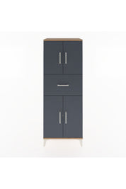 Hyperion Dolap 3 Raflı Tek Çekmeceli 4 Kapaklı 60x44x163 - S53M041V8B