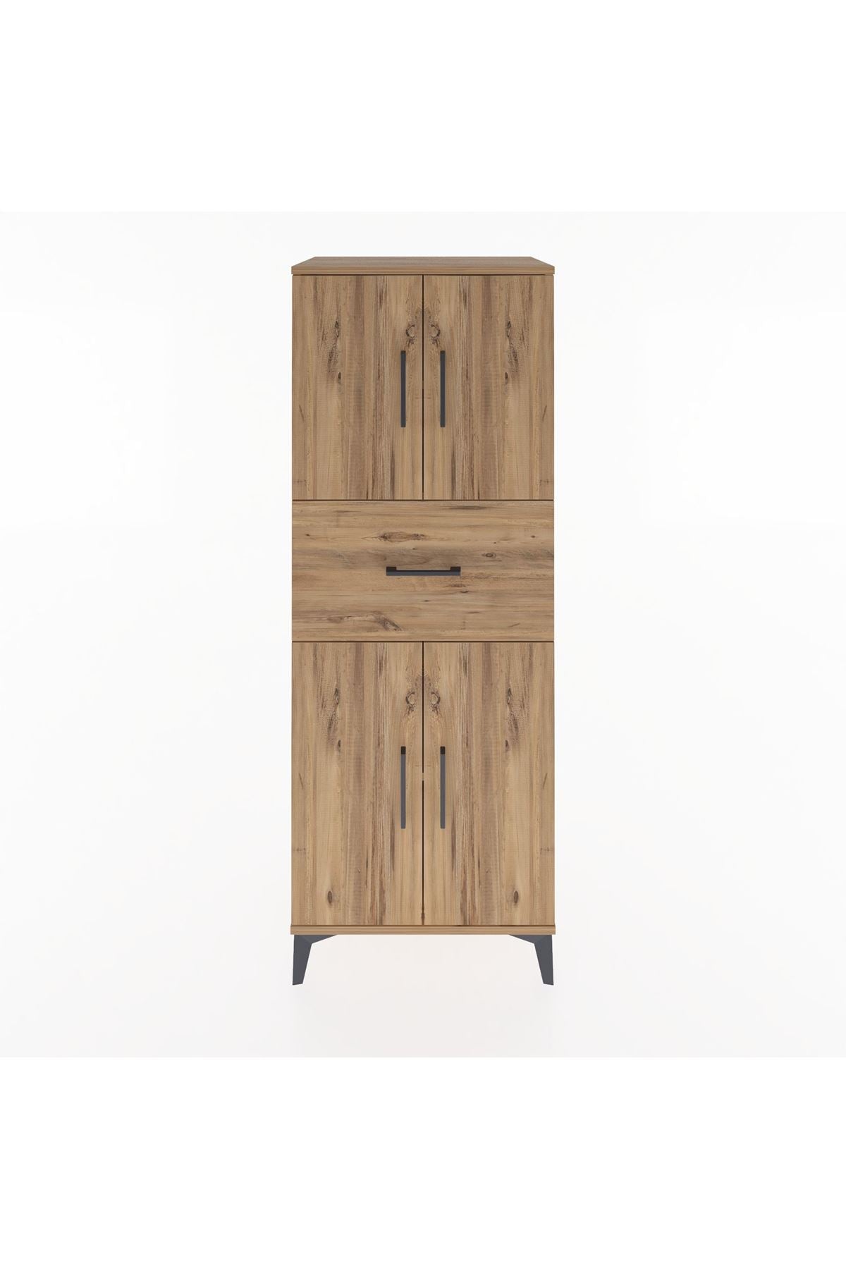 Hyperion Dolap 3 Raflı Tek Çekmeceli 4 Kapaklı 60x44x163 - S53M041V9B