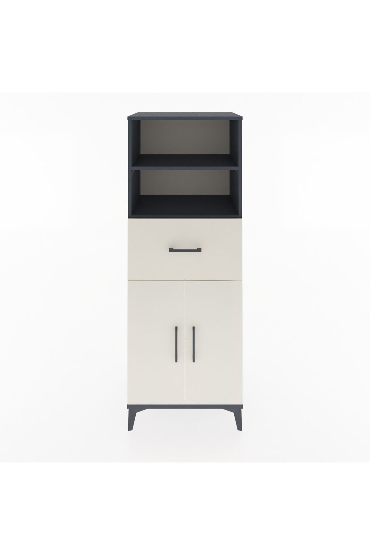 Hyperion Dolap 3 Raflı Tek Çekmeceli 2 Kapaklı 60x44x163 - S53M042V4B