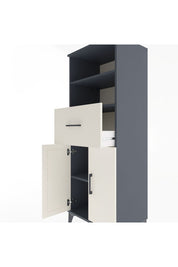 Hyperion Dolap 3 Raflı Tek Çekmeceli 2 Kapaklı 60x44x163 - S53M042V4B