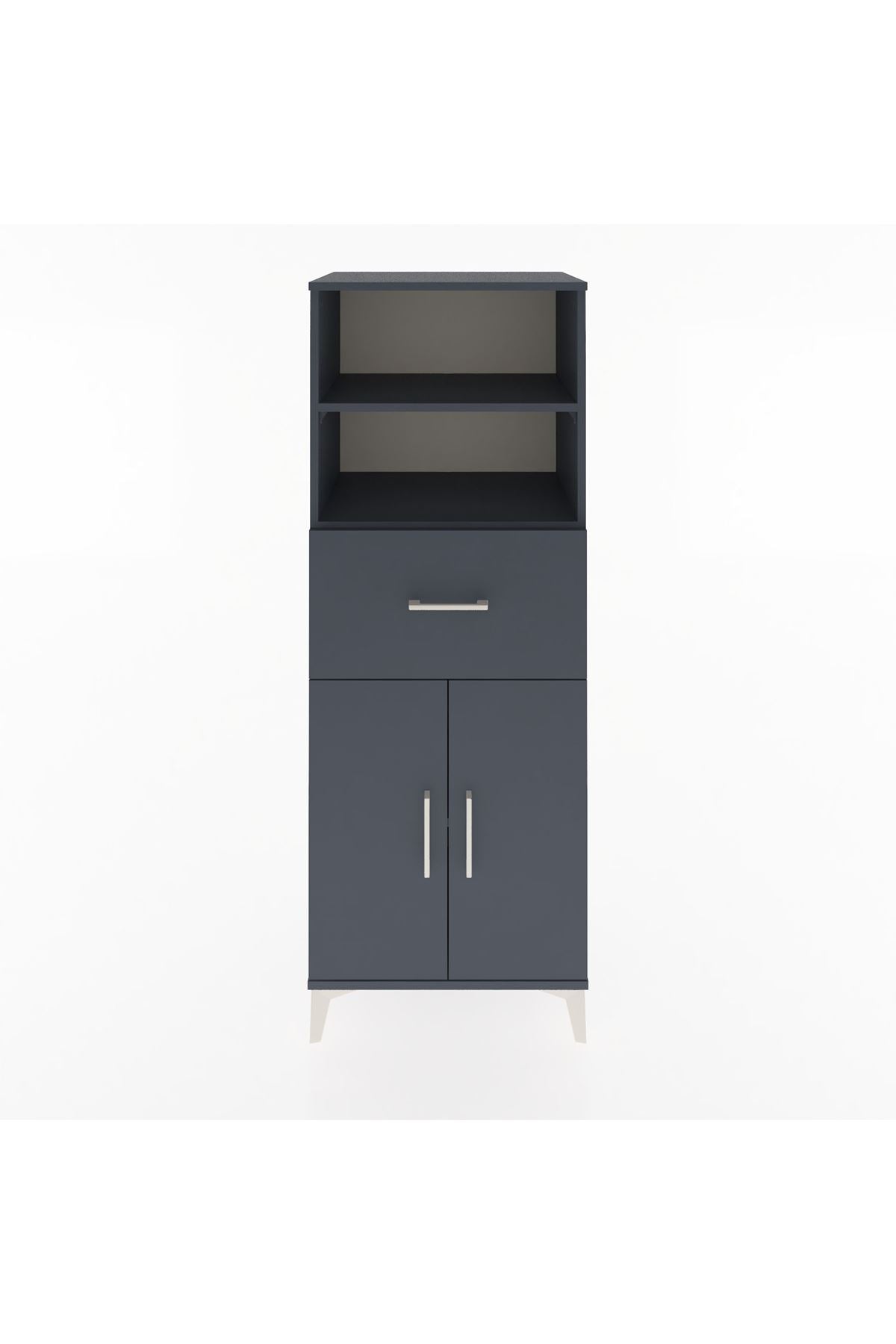 Hyperion Dolap 3 Raflı Tek Çekmeceli 2 Kapaklı 60x44x163 - S53M042V5B