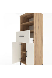 Hyperion Dolap 3 Raflı Tek Çekmeceli 2 Kapaklı 60x44x163 - S53M042V7B