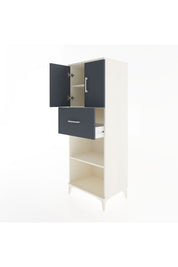 Hyperion Dolap 3 Raflı Tek Çekmeceli 2 Kapaklı 60x44x163 - S53M043V2B
