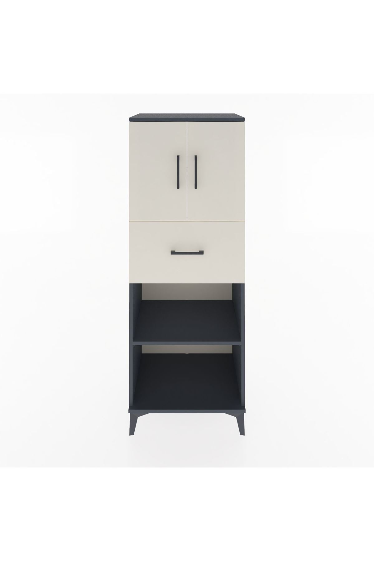 Hyperion Dolap 3 Raflı Tek Çekmeceli 2 Kapaklı 60x44x163 - S53M043V4B