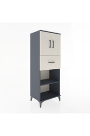Hyperion Dolap 3 Raflı Tek Çekmeceli 2 Kapaklı 60x44x163 - S53M043V4B