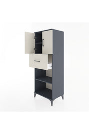 Hyperion Dolap 3 Raflı Tek Çekmeceli 2 Kapaklı 60x44x163 - S53M043V4B