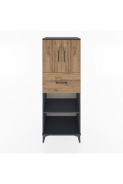 Hyperion Dolap 3 Raflı Tek Çekmeceli 2 Kapaklı 60x44x163 - S53M043V6B