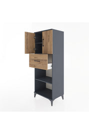 Hyperion Dolap 3 Raflı Tek Çekmeceli 2 Kapaklı 60x44x163 - S53M043V6B