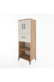 Hyperion Dolap 3 Raflı Tek Çekmeceli 2 Kapaklı 60x44x163 - S53M043V7B