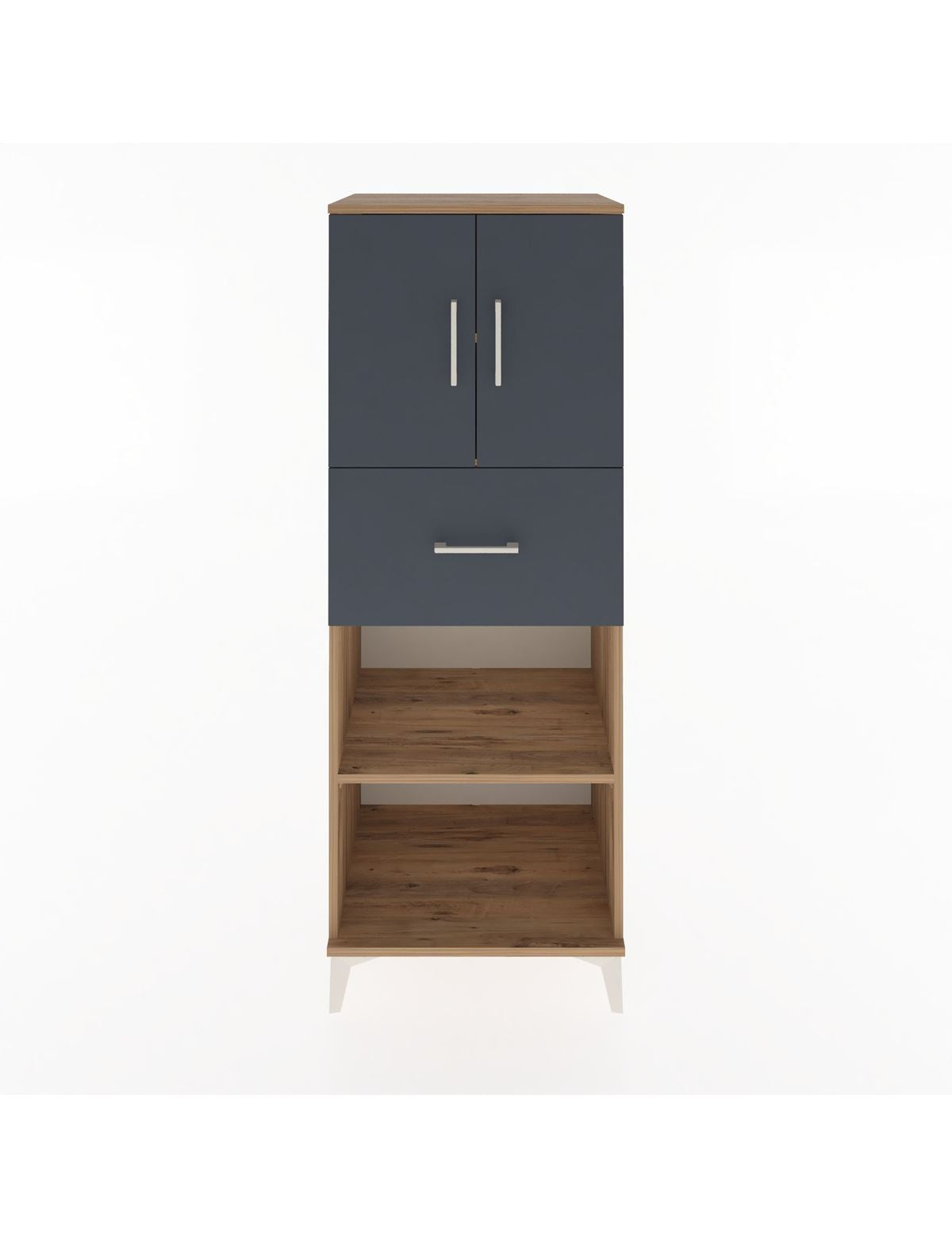 Hyperion Dolap 3 Raflı Tek Çekmeceli 2 Kapaklı 60x44x163 - S53M043V8B