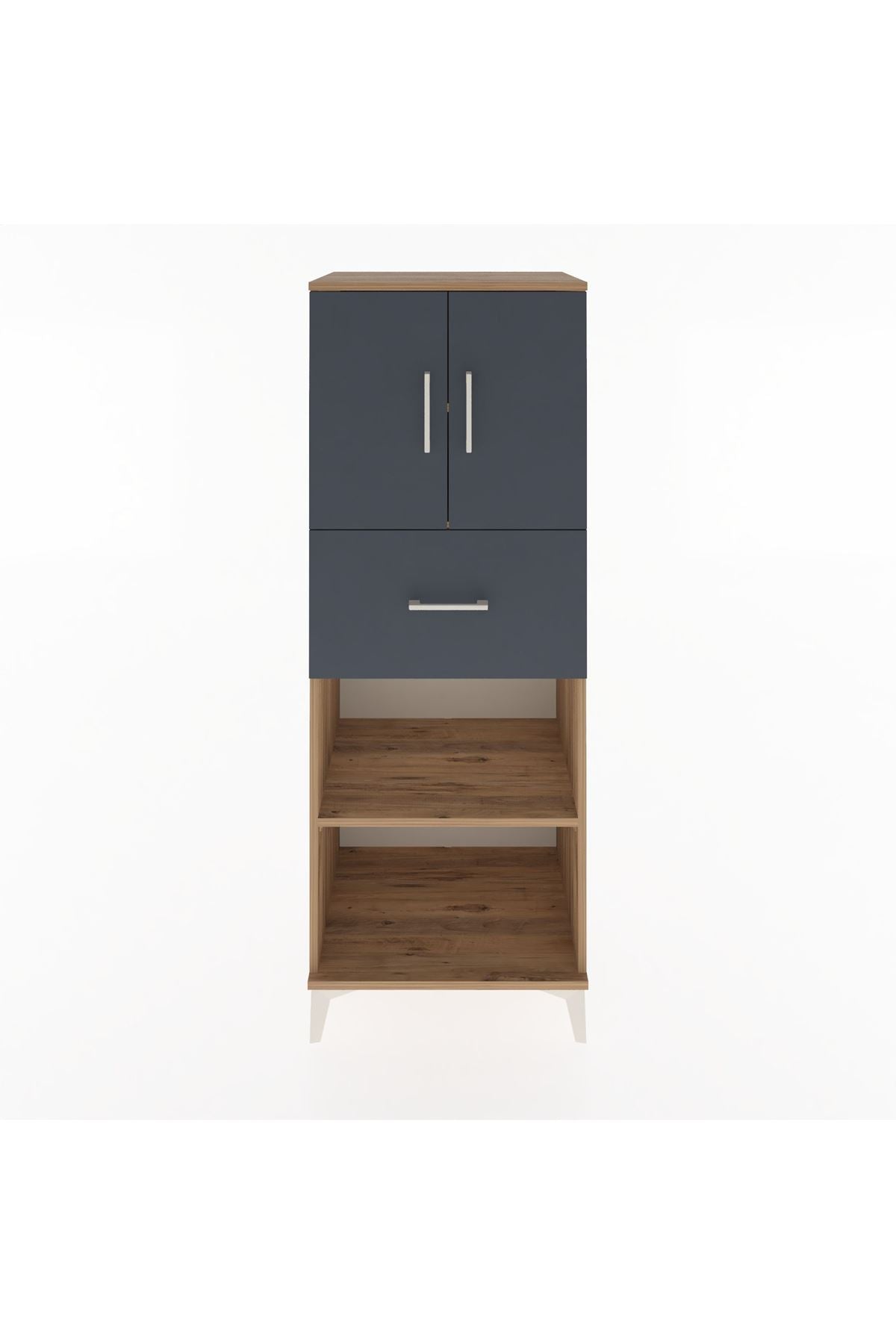 Hyperion Dolap 3 Raflı Tek Çekmeceli 2 Kapaklı 60x44x163 - S53M043V8B