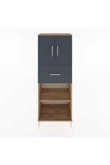 Hyperion Dolap 3 Raflı Tek Çekmeceli 2 Kapaklı 60x44x163