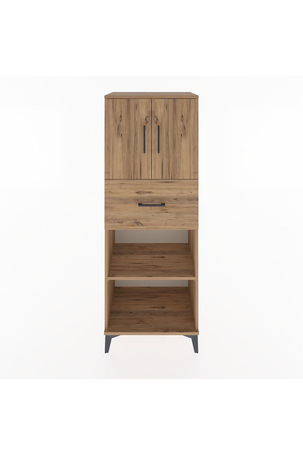 Hyperion Dolap 3 Raflı Tek Çekmeceli 2 Kapaklı 60x44x163 - S53M043V9B