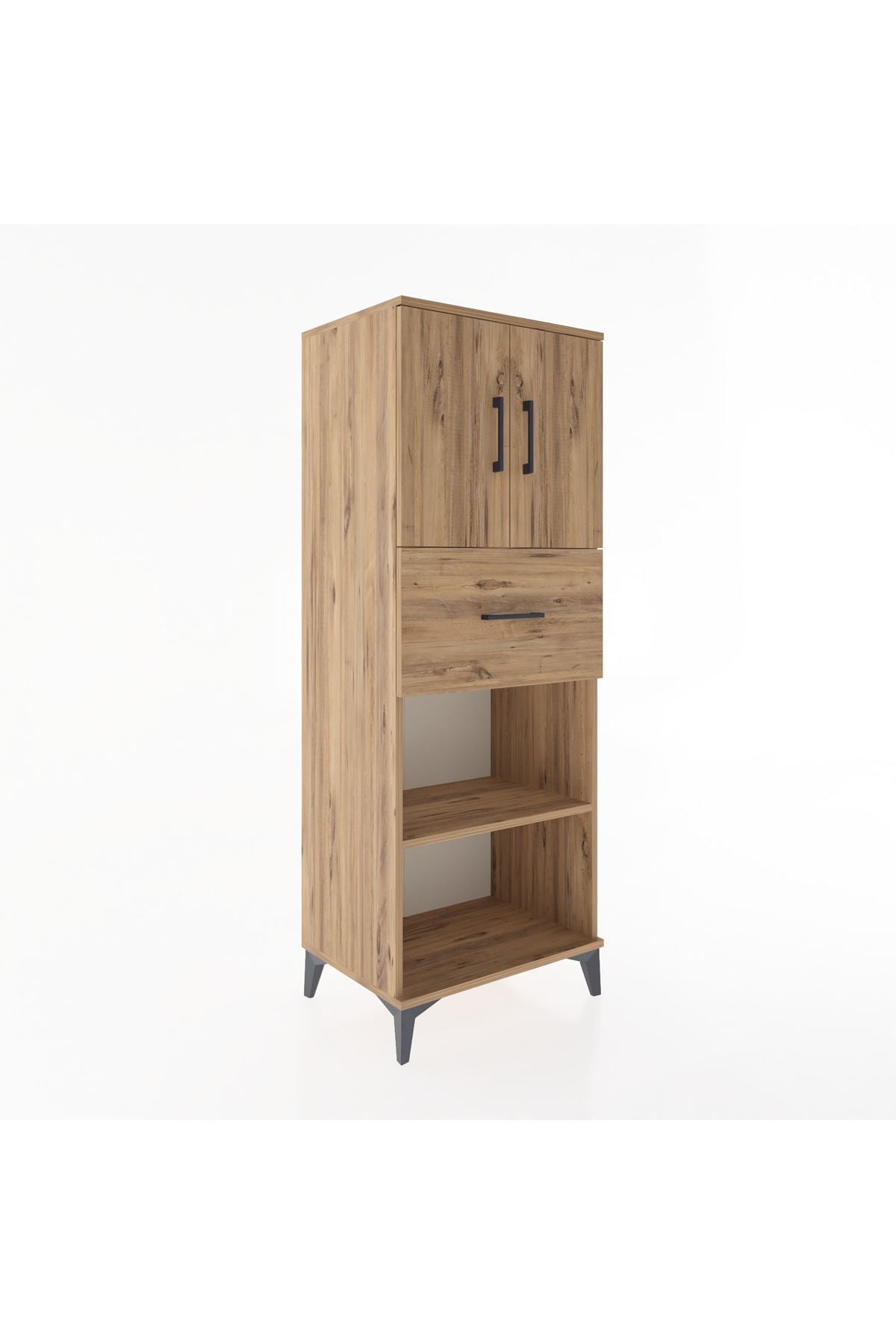 Hyperion Dolap 3 Raflı Tek Çekmeceli 2 Kapaklı 60x44x163 - S53M043V9B