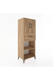Hyperion Dolap 3 Raflı Tek Çekmeceli 2 Kapaklı 60x44x163 - S53M043V9B