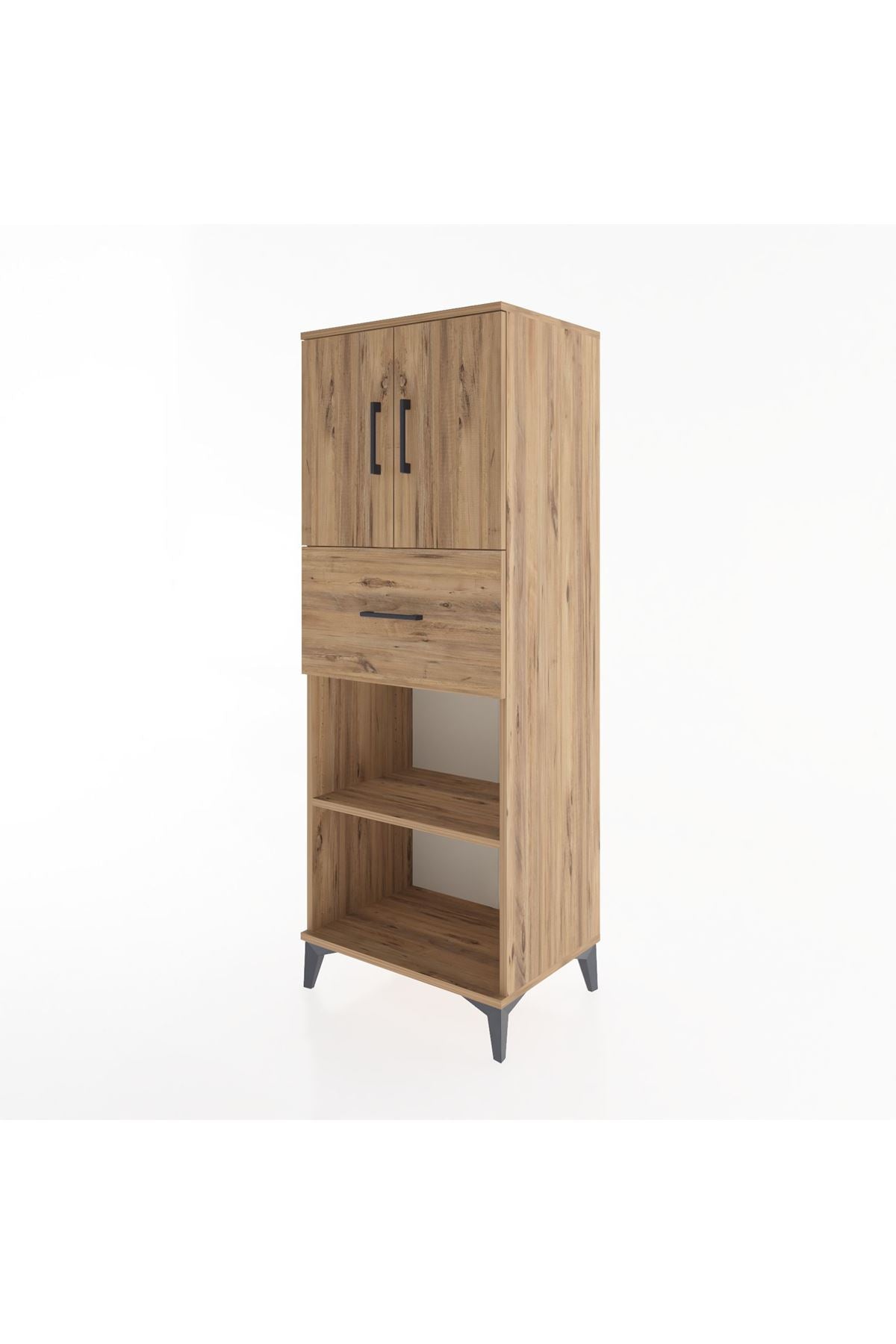 Hyperion Dolap 3 Raflı Tek Çekmeceli 2 Kapaklı 60x44x163 - S53M043V9B