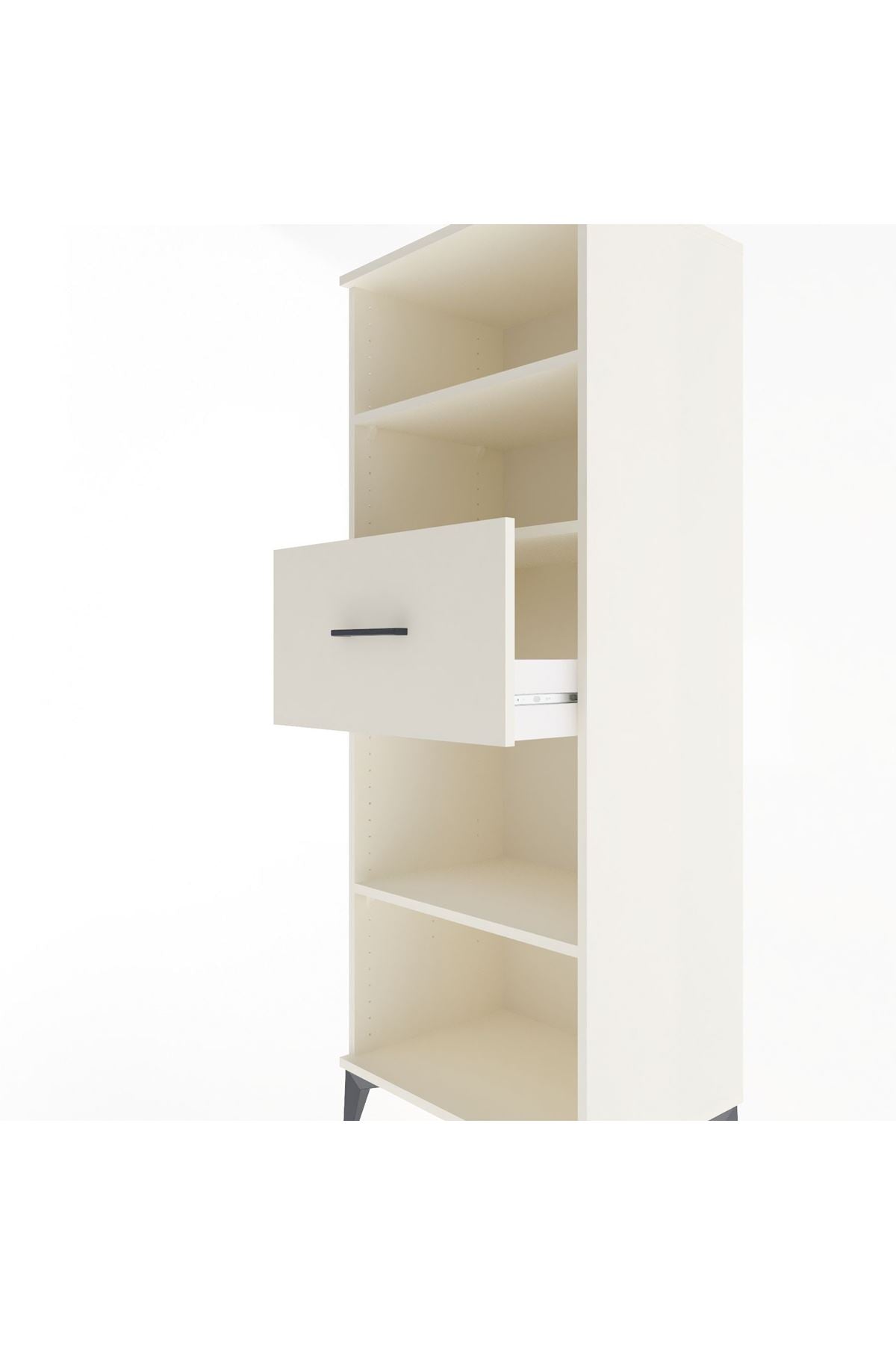 Hyperion Dolap 3 Raflı Tek Çekmeceli 60x44x163 - S53M044V1B