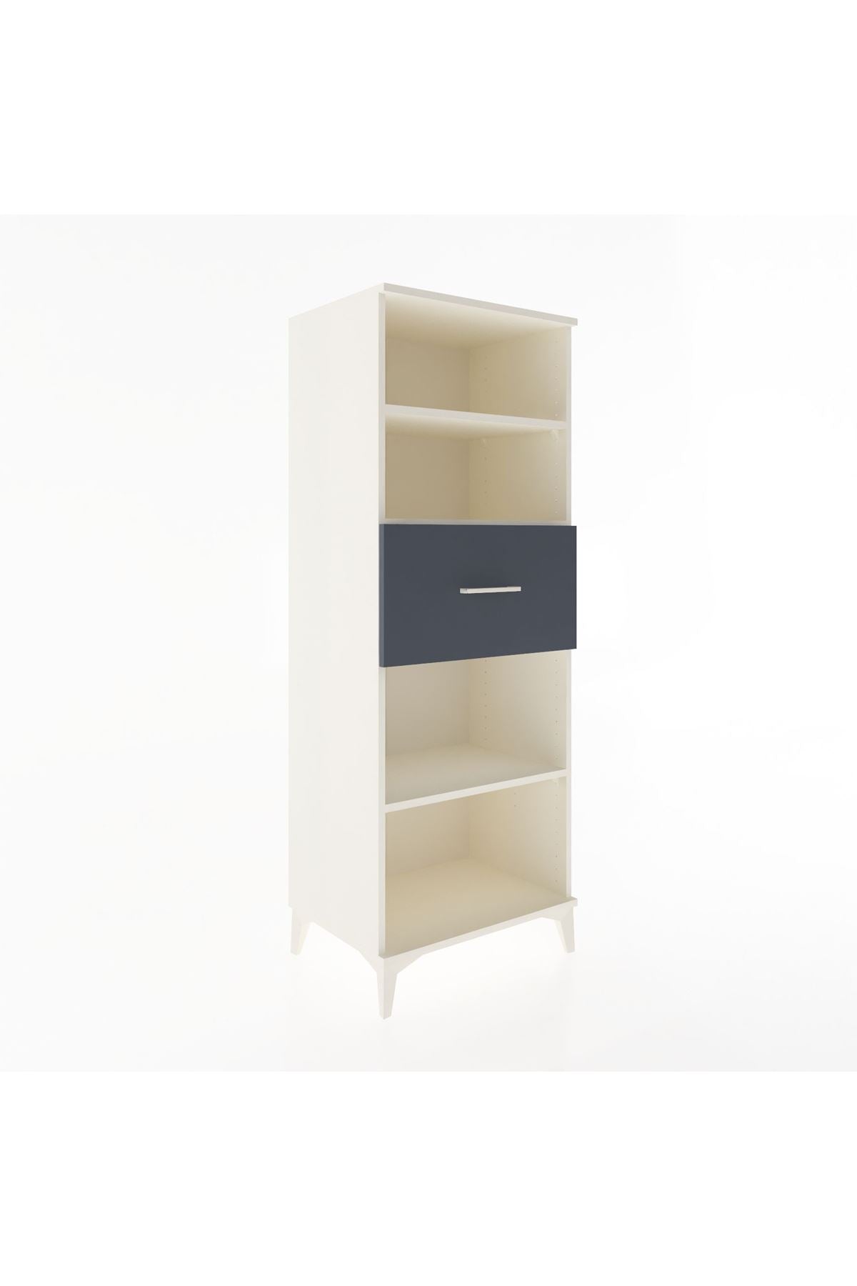 Hyperion Dolap 3 Raflı Tek Çekmeceli 60x44x163 - S53M044V2B