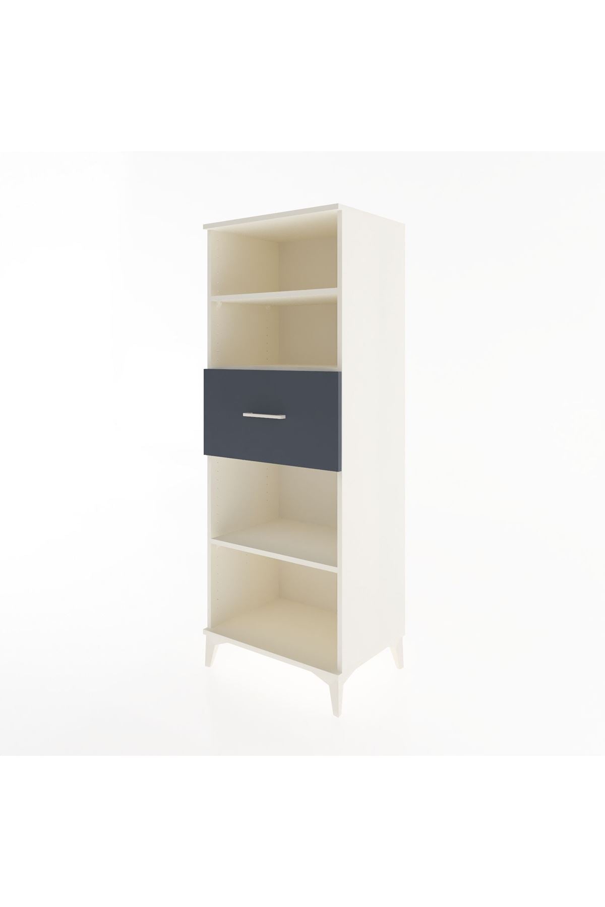 Hyperion Dolap 3 Raflı Tek Çekmeceli 60x44x163 - S53M044V2B