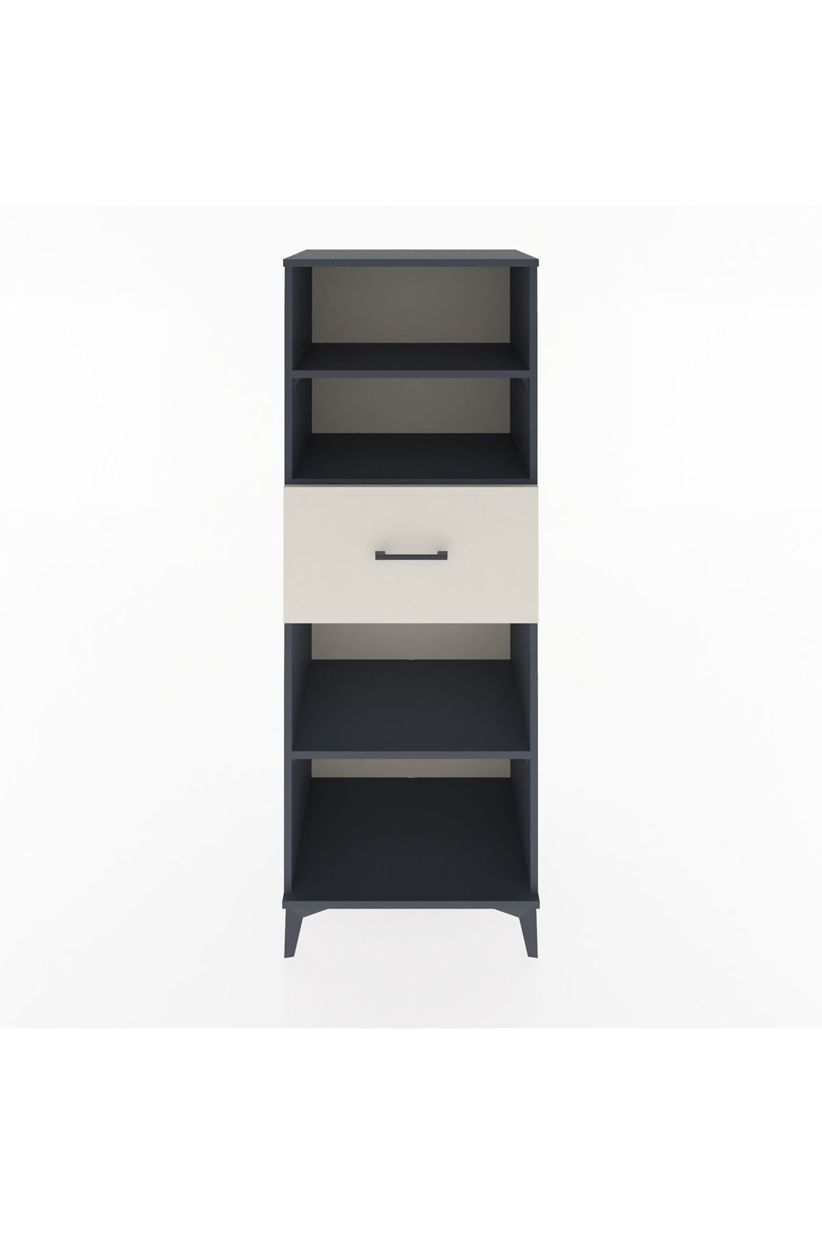 Hyperion Dolap 3 Raflı Tek Çekmeceli 60x44x163 - S53M044V4B