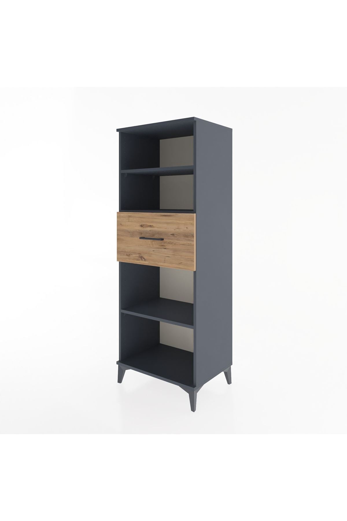 Hyperion Dolap 3 Raflı Tek Çekmeceli 60x44x163 - S53M044V6B