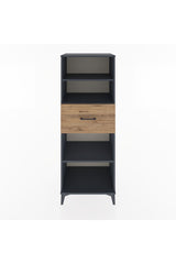 Hyperion Dolap 3 Raflı Tek Çekmeceli 60x44x163