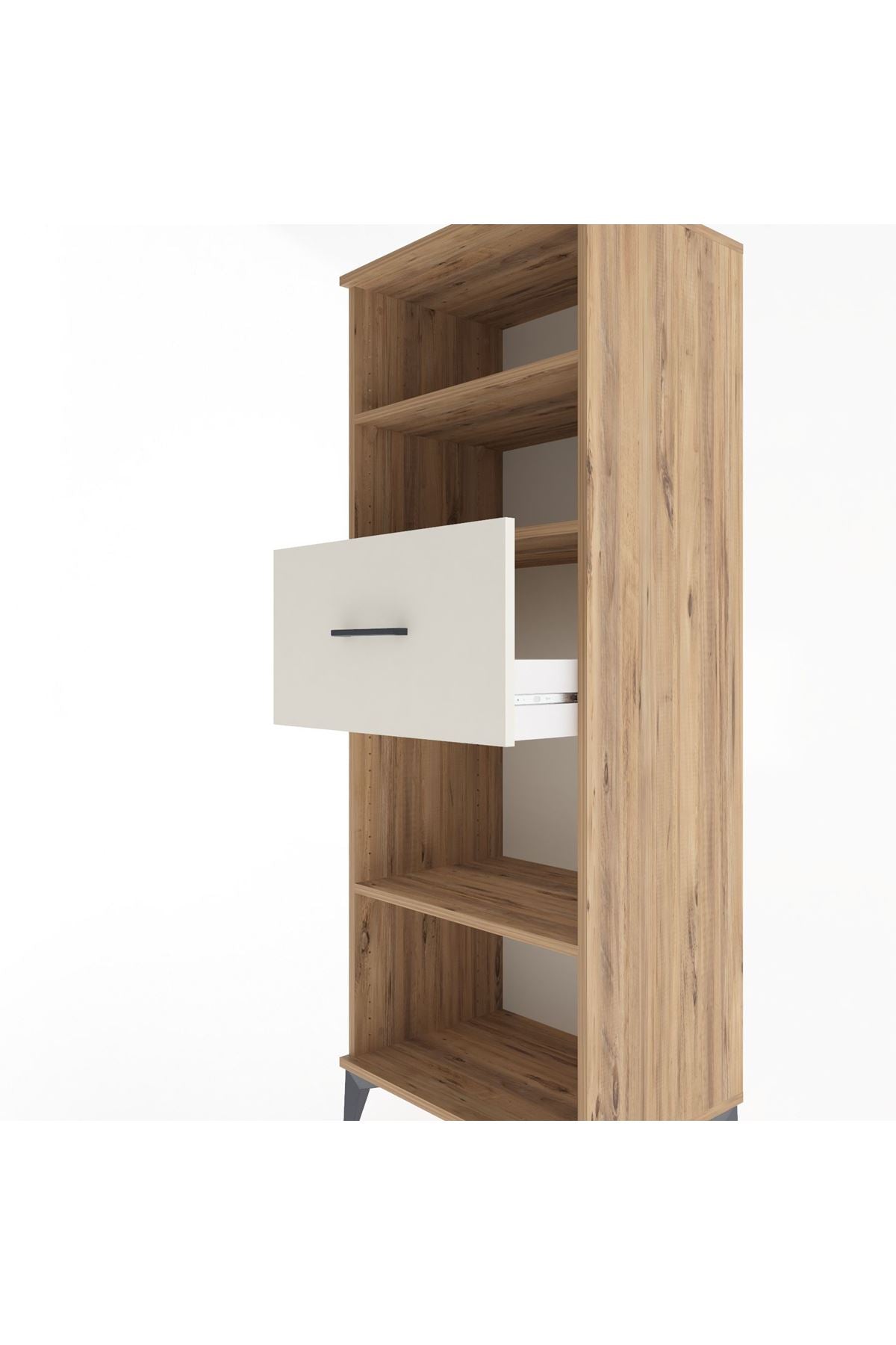 Hyperion Dolap 3 Raflı Tek Çekmeceli 60x44x163 - S53M044V7B