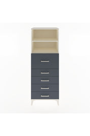 Hyperion Dolap 2 Raflı 5 Çekmeceli 60x44x163 - S53M045V2B