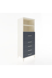 Hyperion Dolap 2 Raflı 5 Çekmeceli 60x44x163 - S53M045V2B
