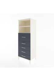 Hyperion Dolap 2 Raflı 5 Çekmeceli 60x44x163 - S53M045V2B