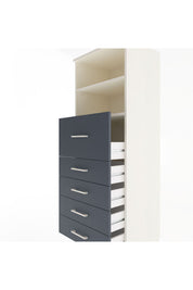 Hyperion Dolap 2 Raflı 5 Çekmeceli 60x44x163 - S53M045V2B