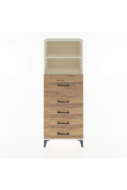 Hyperion Dolap 2 Raflı 5 Çekmeceli 60x44x163 - S53M045V3B