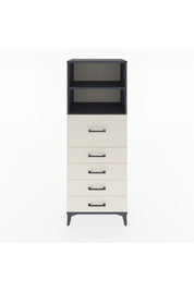 Hyperion Dolap 2 Raflı 5 Çekmeceli 60x44x163 - S53M045V4B